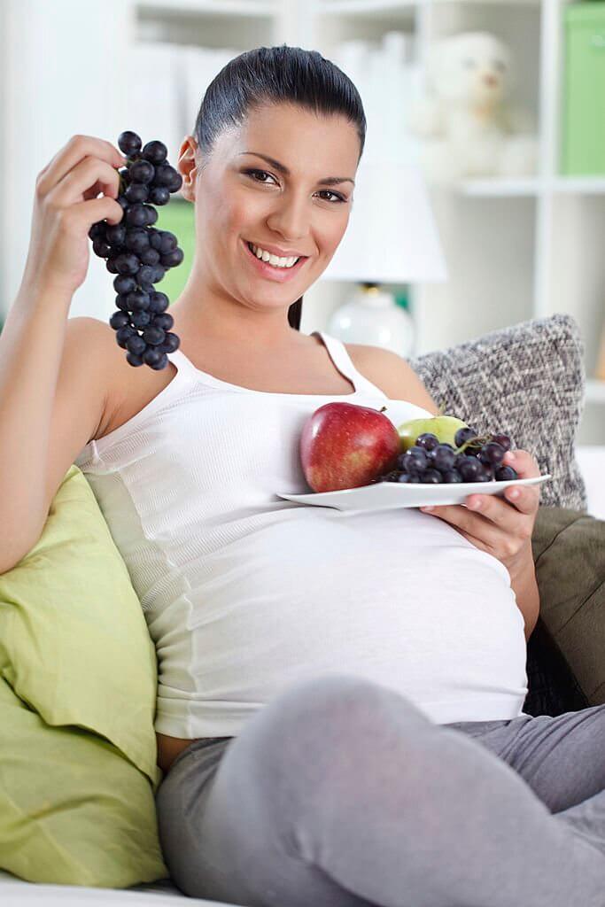 Are acidic grapes good for pregnancy
